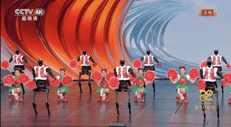 机器人演出场景